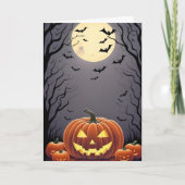 ハロウィ不気味ン カード (正面)