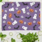 ハロウィ不気味ン キッチンタオル (折り畳み)