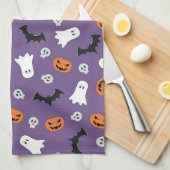 ハロウィ不気味ン キッチンタオル (四つ折り)