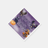 ハロウィ不気味ン スタンダードカクテルナプキン (角)