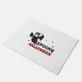 ハロウィ不気味ン ドアマット (アングル)