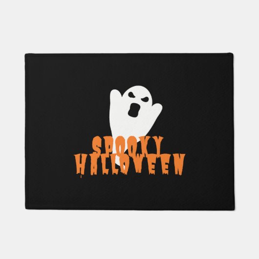 ハロウィ不気味ン ドアマット (正面)