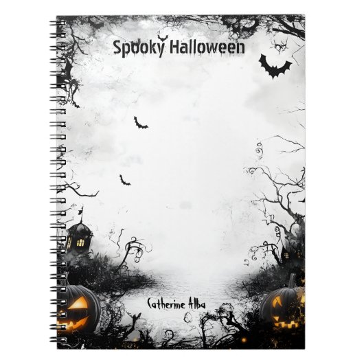 ハロウィ不気味ン ノートブック (正面)