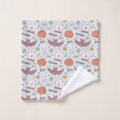 ハロウィ不気味ン バスタオルセット (ウォッシュタオル)