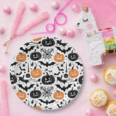 ハロウィ不気味ン ペーパープレート (パーティー)