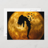 ハロウィ不気味ン ポストカード (正面/裏面)