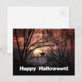 ハロウィ不気味ン ポストカード (正面/裏面)