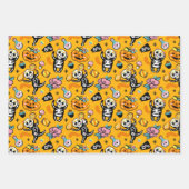 ハロウィ不気味ン ラッピングペーパーシート (正面3)