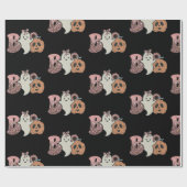 ハロウィ不気味ン ラッピングペーパー (フラット)