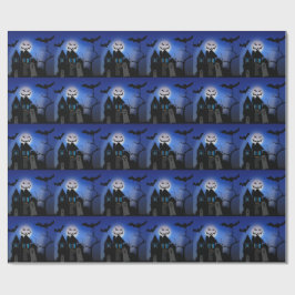 ハロウィ不気味ン ラッピングペーパー