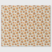 ハロウィ不気味ン ラッピングペーパー (フラット)