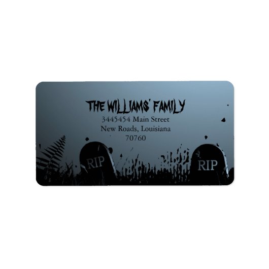 ハロウィ不気味ン ラベル (正面)