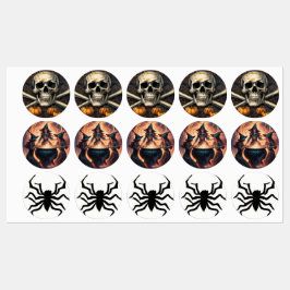 ハロウィ不気味ン ラベル