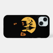ハロウィ不気味ン iPhone 15ケース (裏面横)