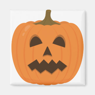ハロウィ不気味ーンカボチャ顔。カワイト・ジャック・オ・ランター マグネット