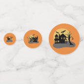 ハロウィ不気味ーンハウス |ブー！ コンフェッティ (正面)