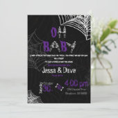 ハロウィ不気味ーンベビースプリンクル  招待状 (スタンド正面)