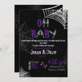 ハロウィ不気味ーンベビースプリンクル  招待状 (正面/裏面)