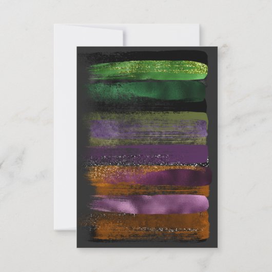 ハロウィ不気味ーン衣装パーティー 招待状 (裏面)