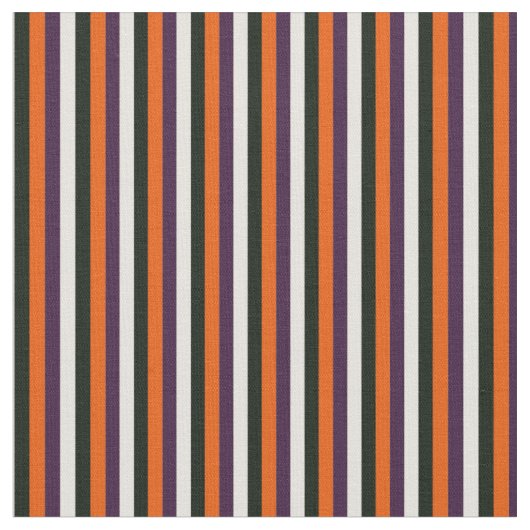 ハロウィ伝統的ーンの縞模様 ファブリック (クローズアップ)