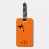 ハロウィ幽霊のよく出るンハウス荷物タグ ラゲッジタグ (裏面縦)