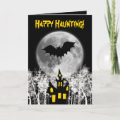 ハロウィ幽霊のよく出るン カード (正面)