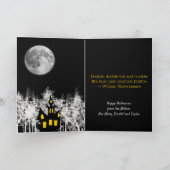 ハロウィ幽霊のよく出るン カード (内部)