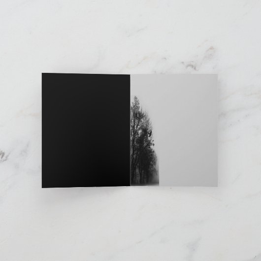 ハロウィ幽霊のよく出るーンスカ空白のイアートカード カード (内部)