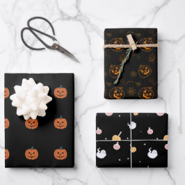 ハロウィ最高のン ラッピングペーパーシート