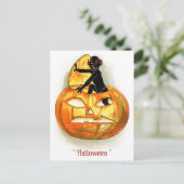 ハロウィ来ンには遊悪魔が！ ポストカード (スタンド正面)