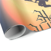 ハロウィ飛んでいるン魔女 ラッピングペーパー (ロールコーナー)