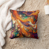 ハロウインスパイアン/ムーブメント/絞り染め注ぎ クッション (ブランケット)