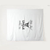 ハロウカウお誕生日男の子の伯父さんハイランドカウ1 タペストリー (正面(横))