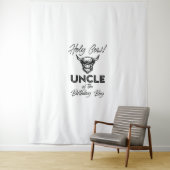 ハロウカウお誕生日男の子の伯父さんハイランドカウ1 タペストリー (インサイチュ)