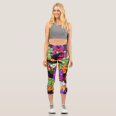 ハロウカラフルンの衣装を着た猫 カプリレギンス (正面)