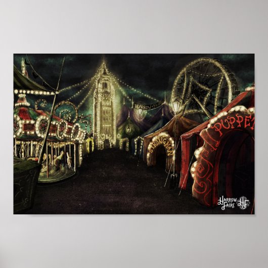 ハロウファイアポスタープリント ポスター (正面)