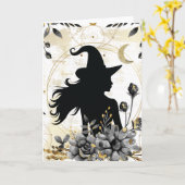 ハロウモダンィン魔女3 カード (黄色い花)