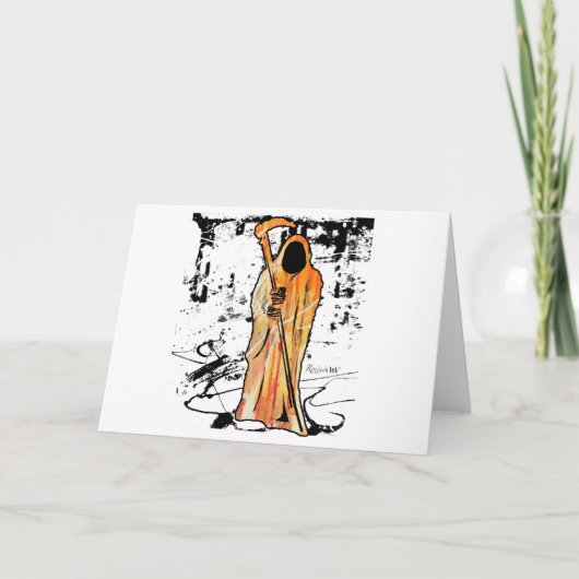 ハロウ不気味ィーン死神 カード (正面)