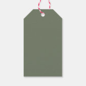 ハロウ居心地の良いホットココアクリスマスファミリー ギフトタグ (裏面)