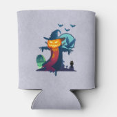 ハロウ幽霊のよく出るィンのかかしこうもりとカラス 缶クーラー (裏面)