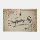 ハロウ感謝していンで落下するための ドアマット (正面)