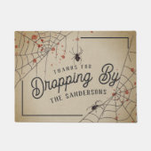 ハロウ感謝していンで落下するための ドアマット (正面)