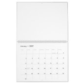 ハロウ最高のンと大事な行事のためのカレンダーデザイン。 カレンダー (1月 2027)