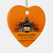 『ハロウ結婚ィーン·ラブ』 セラミックオーナメント (右)