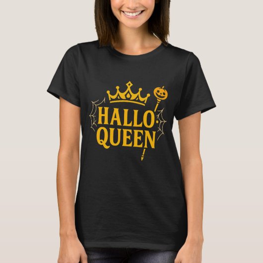 ハロクイーンハロウィーン Tシャツ (正面)