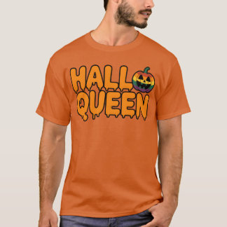 ハロクイーン面白いハロウィーンLGBTQパンプキンギフト Tシャツ