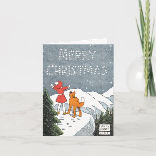 ハロクラシックルドグレイ/アニークリスマスカード シーズンカード (正面)