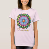 ハロゲンナマステ万華鏡 Tシャツ (正面)
