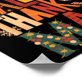 ハロサンクスマ面白いハロウィーン感謝祭キリスト ポスター (角)