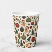 ハロサンクスマ 紙コップ (正面)